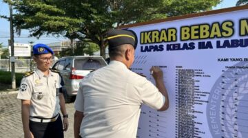Ikrar Bebas Narkoba dan HP Digelorakan, Kakanwil Ditjenpas Sumut: Perubahan Dimulai dari Hal Kecil