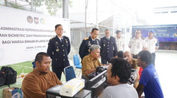 Lapas Kelas I Medan Hadirkan Layanan Administrasi Kependudukan bagi 604 WBP, Wujud Nyata Pelayanan Prima HBP ke-62