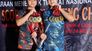 The Twins Shooter Borong Medali Black Scorpion Shooting Championship