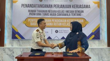 Program Penyetaraan Pendidikan Narapidana, Rutan Kelas I Medan Jalin Kerja Sama dengan PKBM Bina Tunas Muda Cakrawala