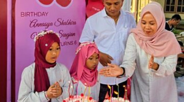 Penuh Rasa Syukur, Keluarga Dongan Nauli Siagian dan Rifdah Yanti Gelar Tasyakuran Ulang Tahun Dua Putri Tercinta