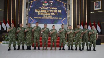 Kodam XIX/Tuanku Tambusai Sambut Dansesko TNI dan Pasis Sesko TNI, Perkuat Sinergi Pendidikan Strategis