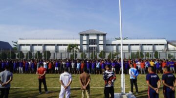 Perkenalan dan Sapa Warga Binaan, Plt Kalapas Narkotika Langkat Tegaskan Komitmen Pembinaan dan Ketertiban