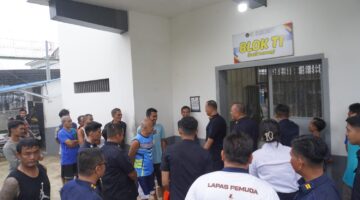 Perkuat Kinerja UPT Pemasyarakatan Langkat, Kakanwil Ditjenpas Sumut Lakukan Bintorwasdal di Lapas Narkotika Langkat