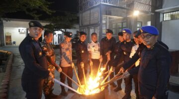 Antisipasi Gangguan Kamtib, Lapas Narkotika Langkat Gandeng TNI-Polri Gelar Razia Gabungan Blok Hunian
