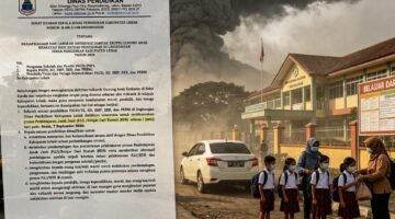 Surat Edaran Dinas Pendidikan Lebak: Sekolah Beralih Belajar Jarak Jauh Sehari Guna Antisipasi Dampak Erupsi Gunung Anak Krakatau