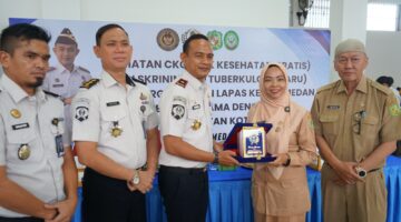 Lapas Kelas I Medan Gelar Cek Kesehatan Gratis dan Skrining Penyakit Menular: 379 Warga Binaan Ikuti Pemeriksaan Kesehatan
