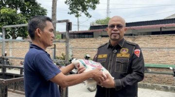 Yapto Ginting Ubah Syukuran Ultah Putra Jadi Berkah, Salurkan 500 Kg Beras dan 100 Kg Minyak untuk Dapur Umum GRIB Jaya Medan