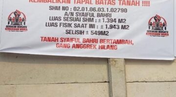 Tapal Batas Dipertanyakan! Kuasa Hukum Warga Gang Anggrek Desak Pengembalian Tapal Batas Sesuai SHM Syaiful Bahri Ilyas