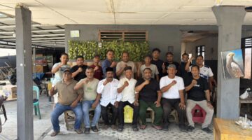 Perkuat Ukhuwah di Perantauan, Pedagang Ikan Pajak Cemara Medan Gelar Khanduri Maulid dan Santuni Yatim