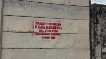 Tembok Gang Anggrek Tantang Pemko Medan: Siapa yang Berkuasa, Hukum atau Tembok?