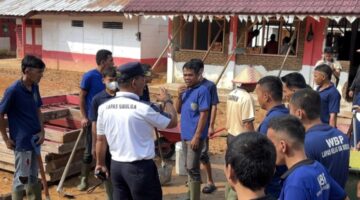 Lapas Sibolga Gelar Bakti Sosial, Bantu Pulihkan SDN 152983 Hutanabolon 1 Pascabanjir