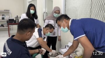 Pastikan Produksi Pangan Higienis, Lapas Sibolga Skrining Kesehatan Warga Binaan