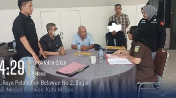 Bapas Medan Laksanakan Pendampingan Penyerahan Anak Dalam Proses Tahap II di Kejatisu