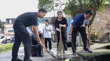 Melalui Kerja Bakti, Rutan Labuhan Deli Bangun Kesiapsiagaan Lingkungan Menghadapi Musim Penghujan